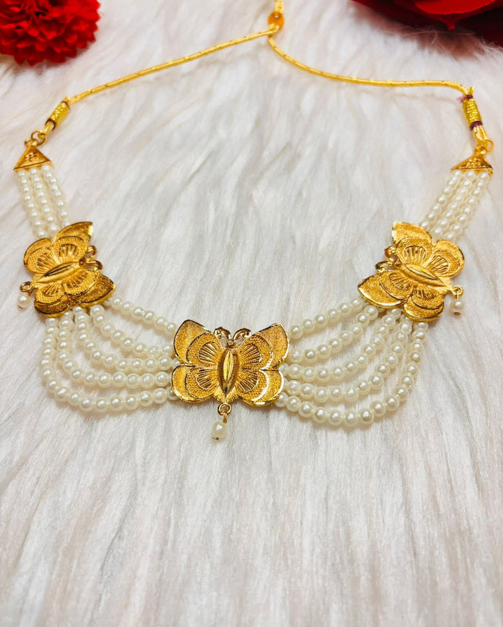 Sunehri Titli-Chocker Necklace set