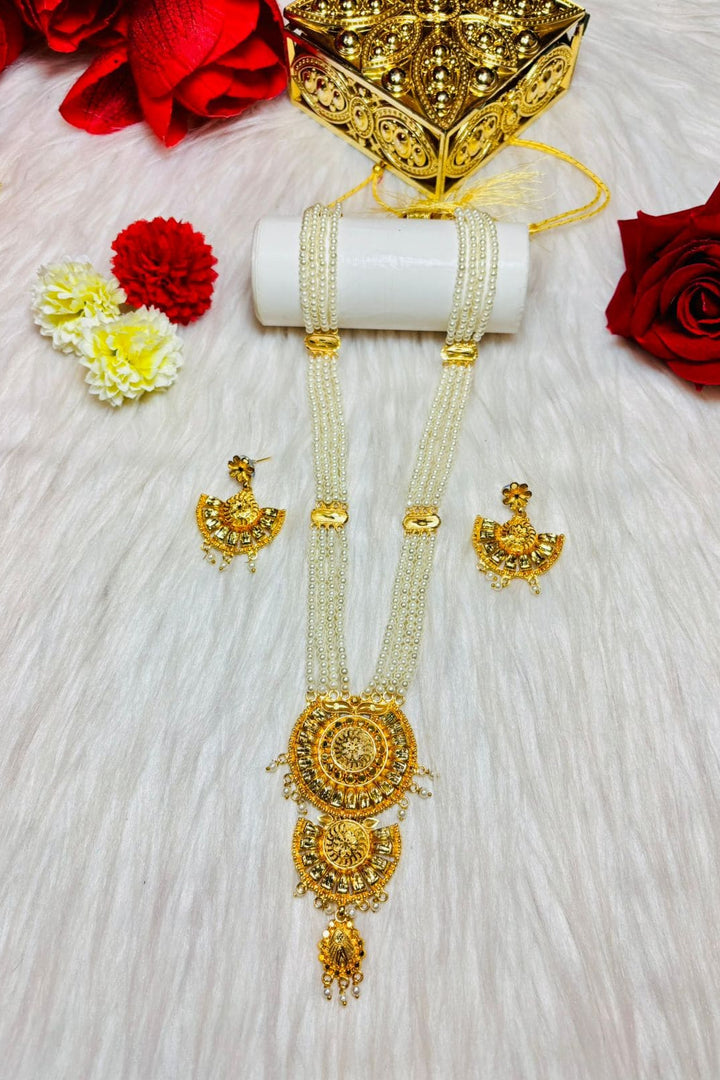 Royal Aura- Gold Plated Necklace Set