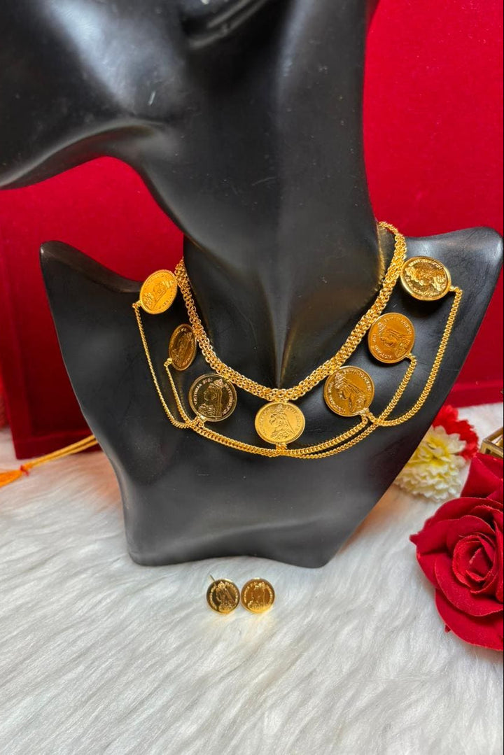 Stylish Gini Gold Plated Necklace Set