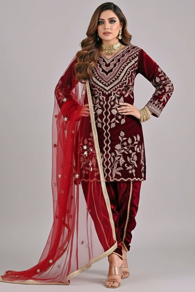 Fashion Dawn Velvet Suit Set