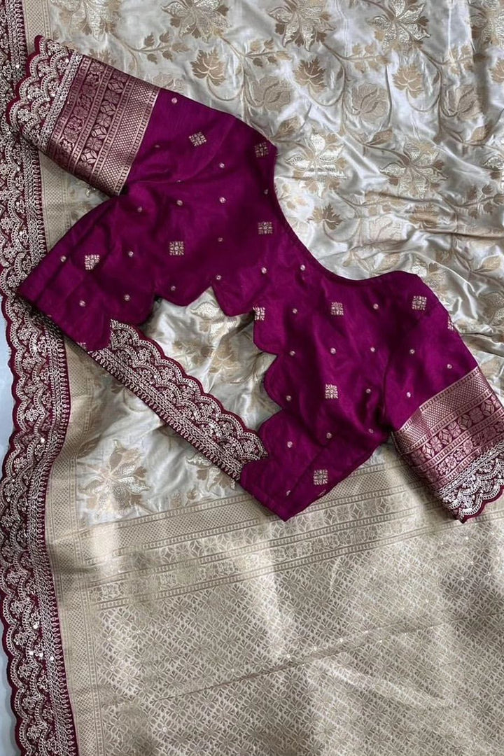 Flames Of Fantasy Dola Silk Saree