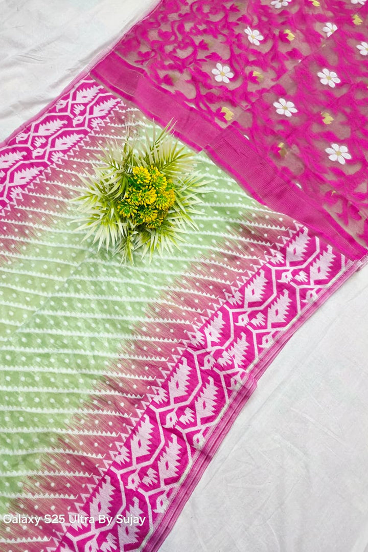 Prantik Bela Karat Dhakai Jamdani Saree