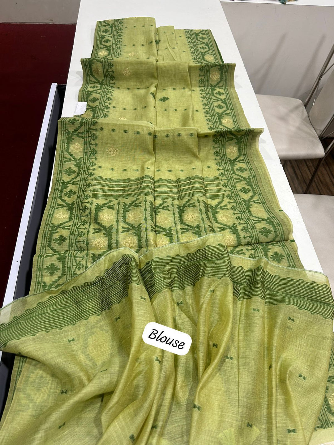 Line of Shade Fancy Linen Saree
