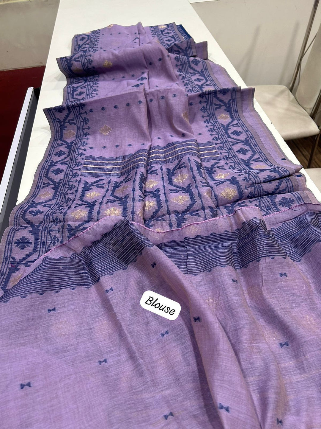 Line of Shade Fancy Linen Saree