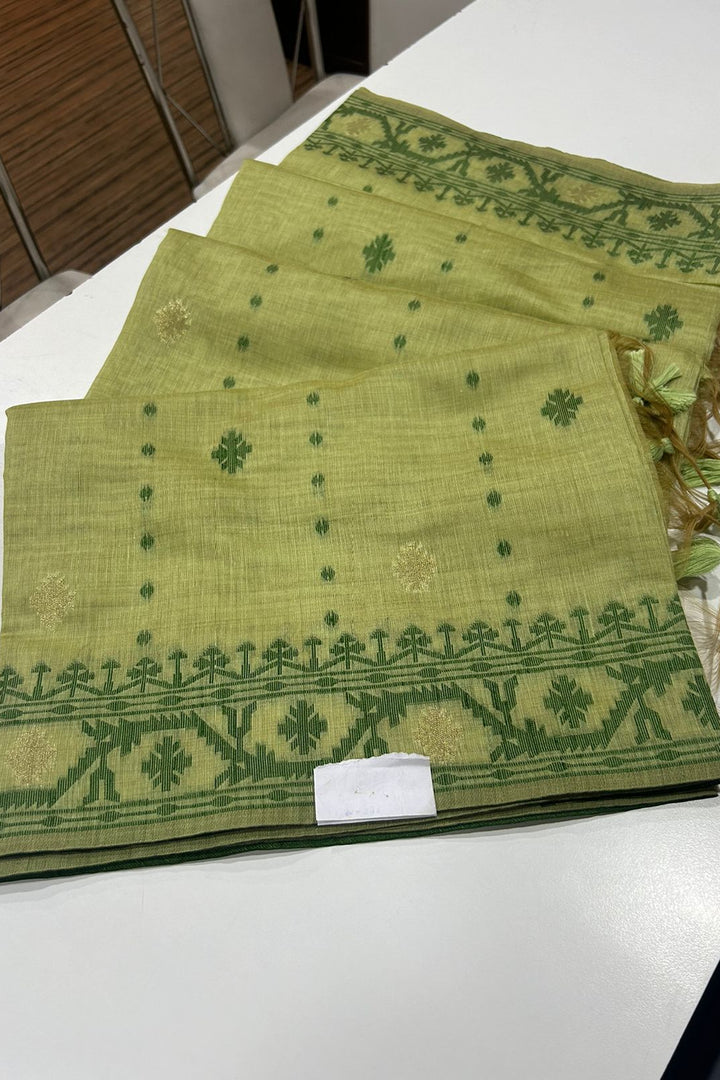 Line of Shade Fancy Linen Saree