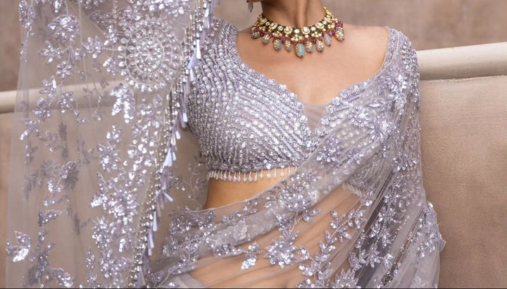 Starborne Grace Designer Net Saree