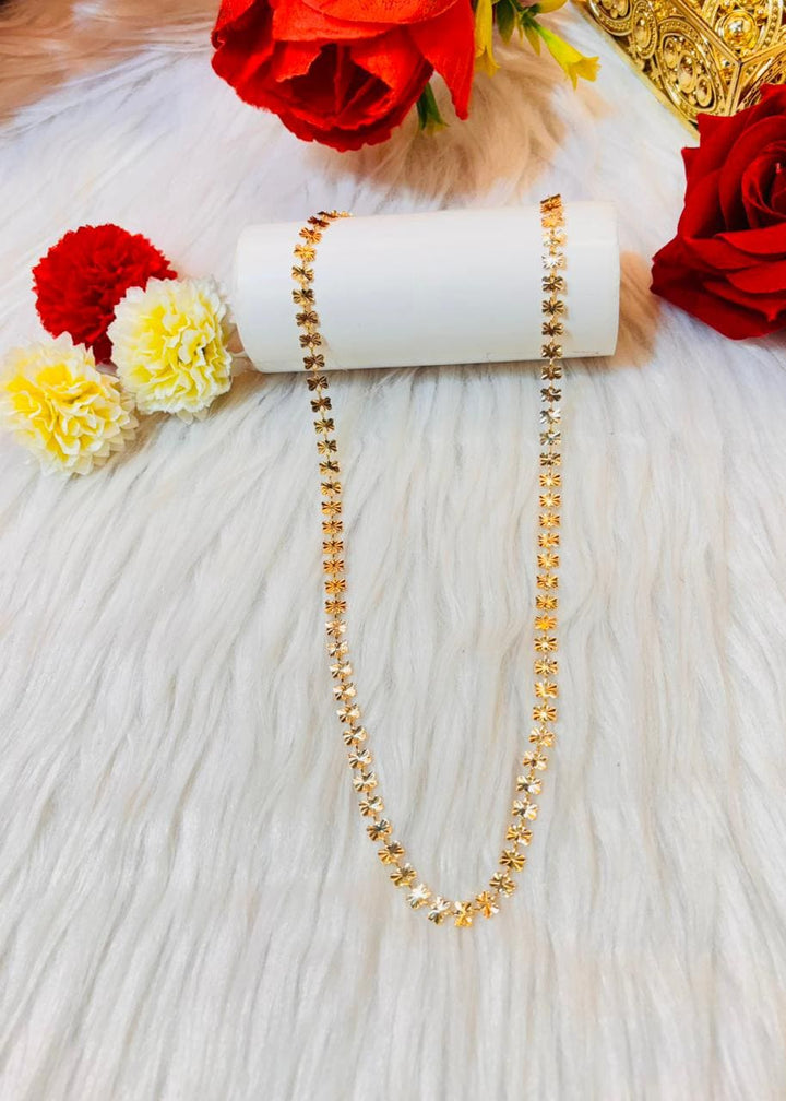 Golden Blink- Gold Plated Chain