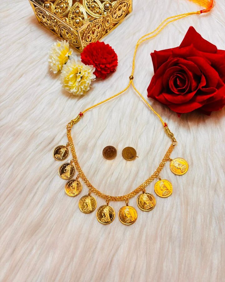 Gemora Gini -Gold Plated Necklace Set