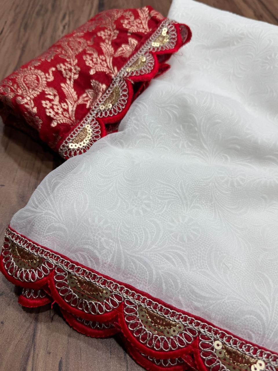 Story of Stories Georgette Silk Saree