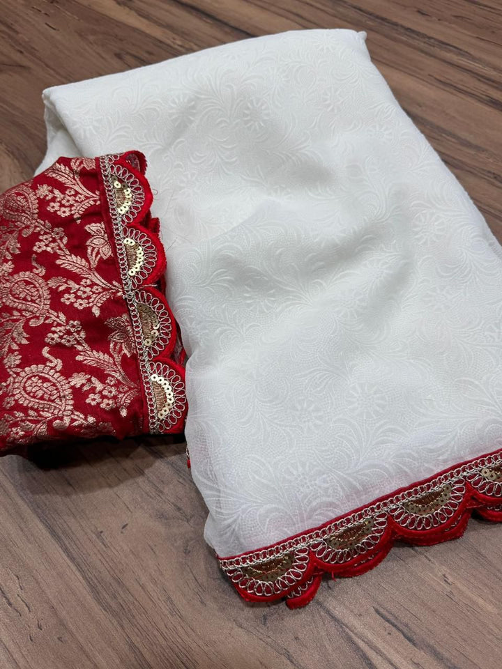 Story of Stories Georgette Silk Saree