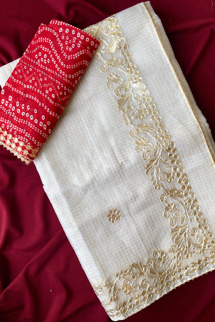 Perennial Charm Kota Doriya Saree