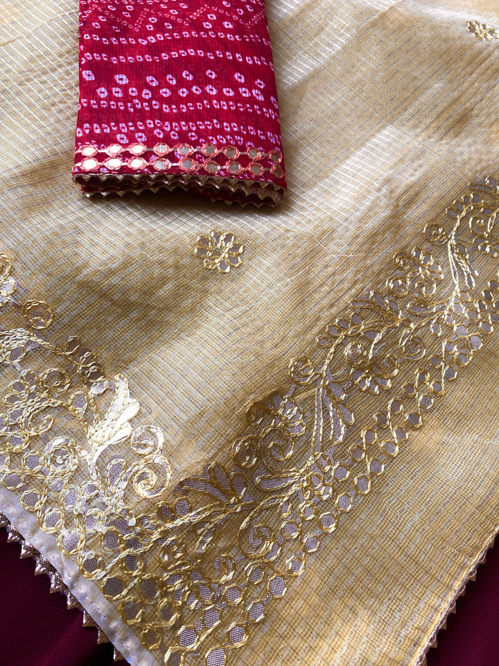 Perennial Charm Kota Doriya Saree