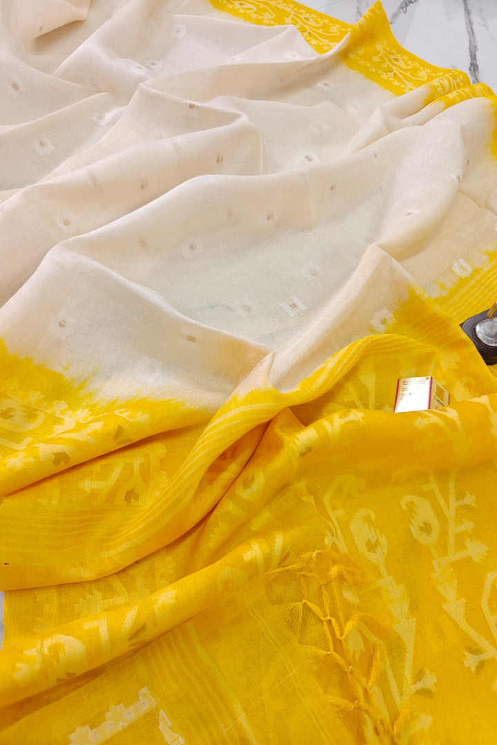 Hirer Rajkumari Tussar Banarasi Saree