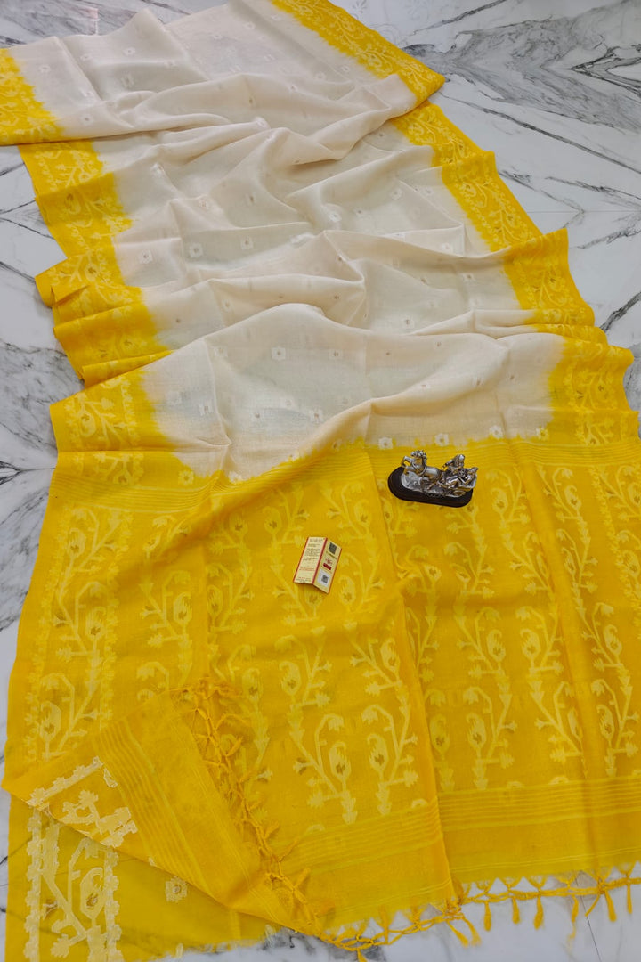 Hirer Rajkumari Tussar Banarasi Saree