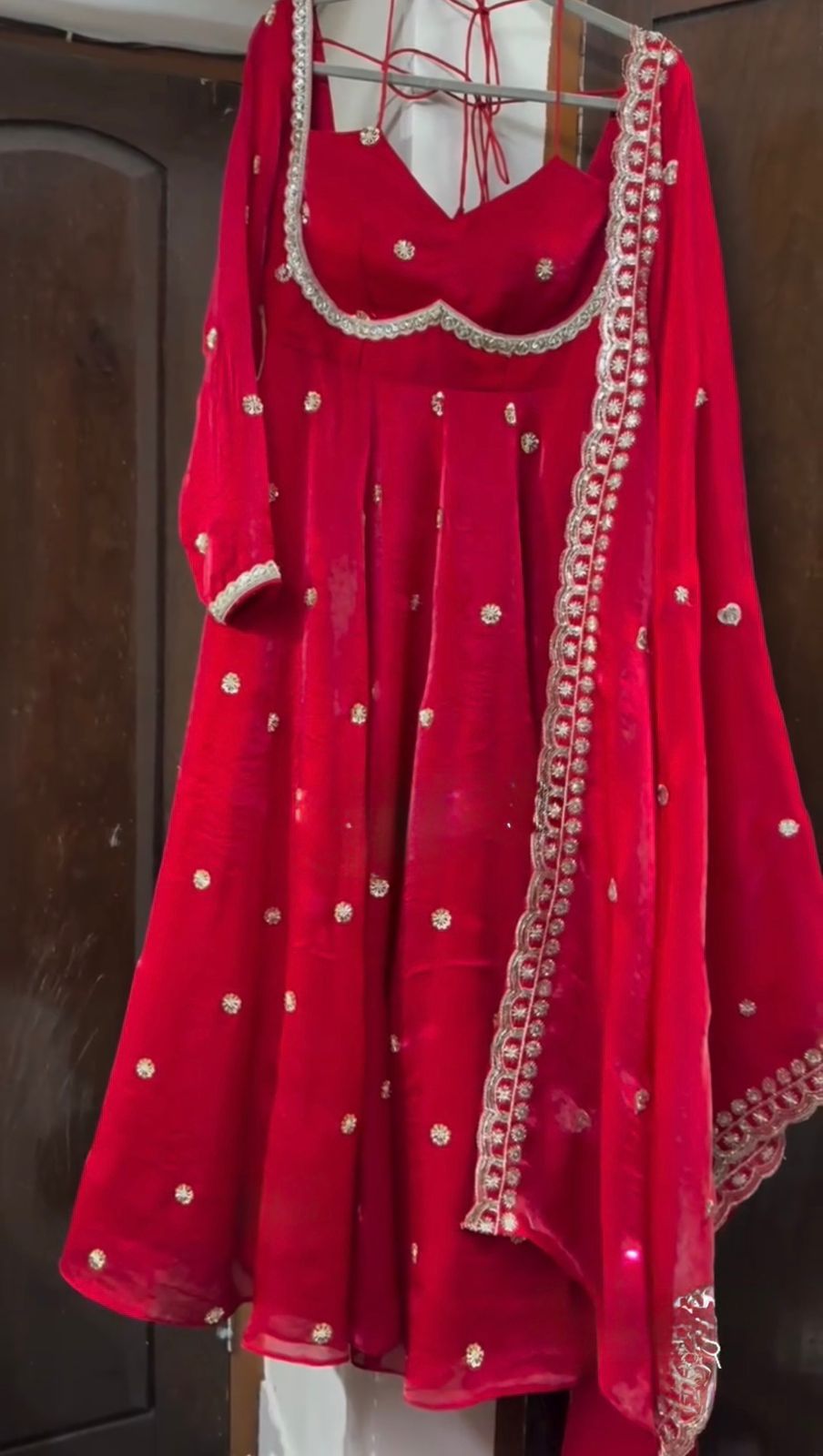 Dreamwali Dulhan Fancy Silk Anarkali
