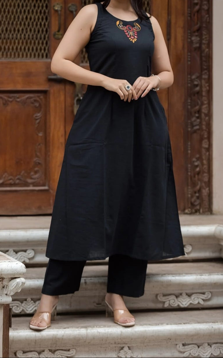 Heroine Hues Cotton Kurti Set