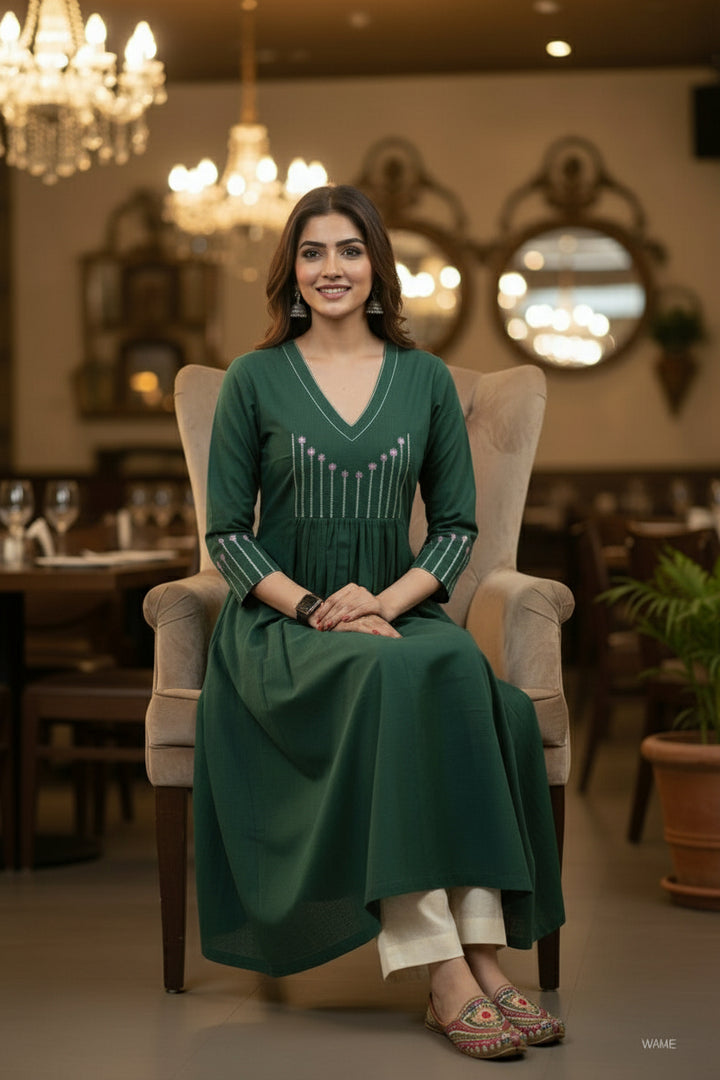 Dil Ki Dhadkan Cotton Kurti Set