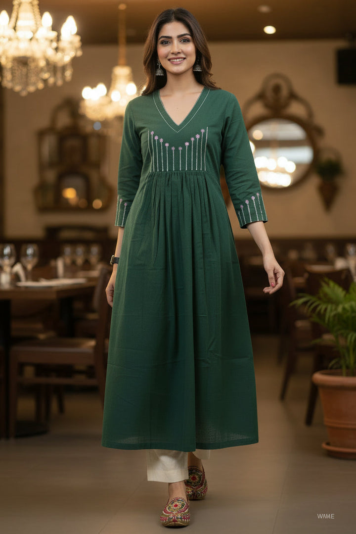 Dil Ki Dhadkan Cotton Kurti Set