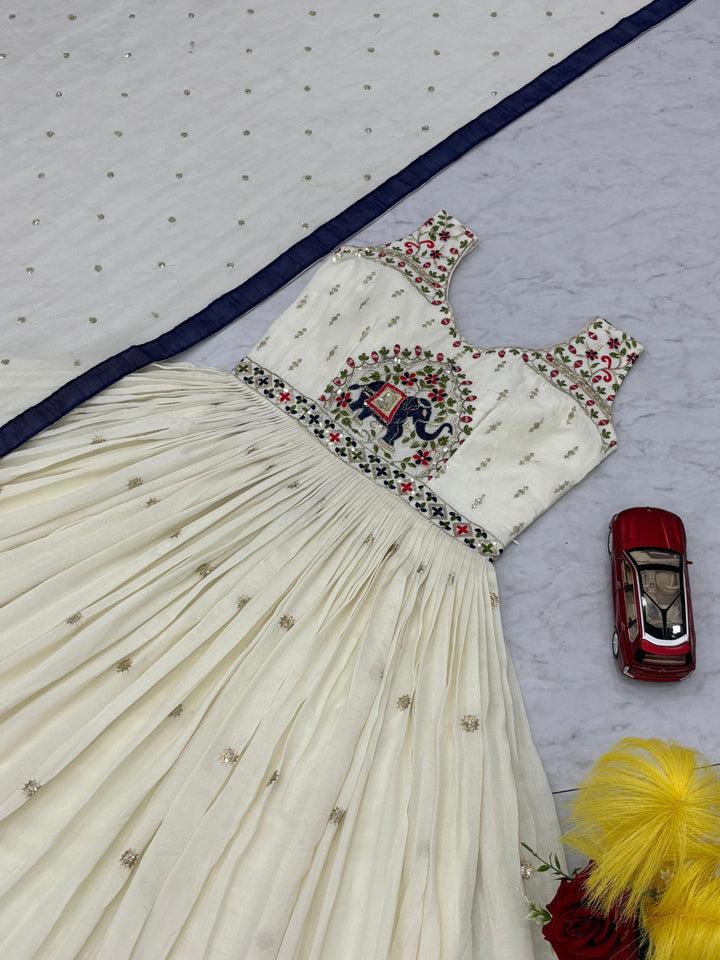 New Festival Chinnon Silk Gown