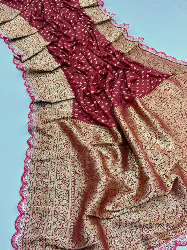 Pari Ki Adaa Crepe Khaddi Silk Saree