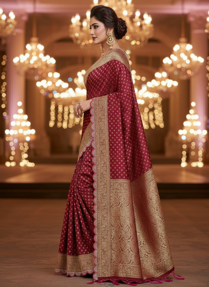 Pari Ki Adaa Crepe Khaddi Silk Saree