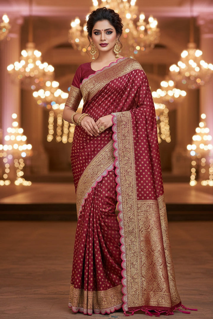 Pari Ki Adaa Crepe Khaddi Silk Saree