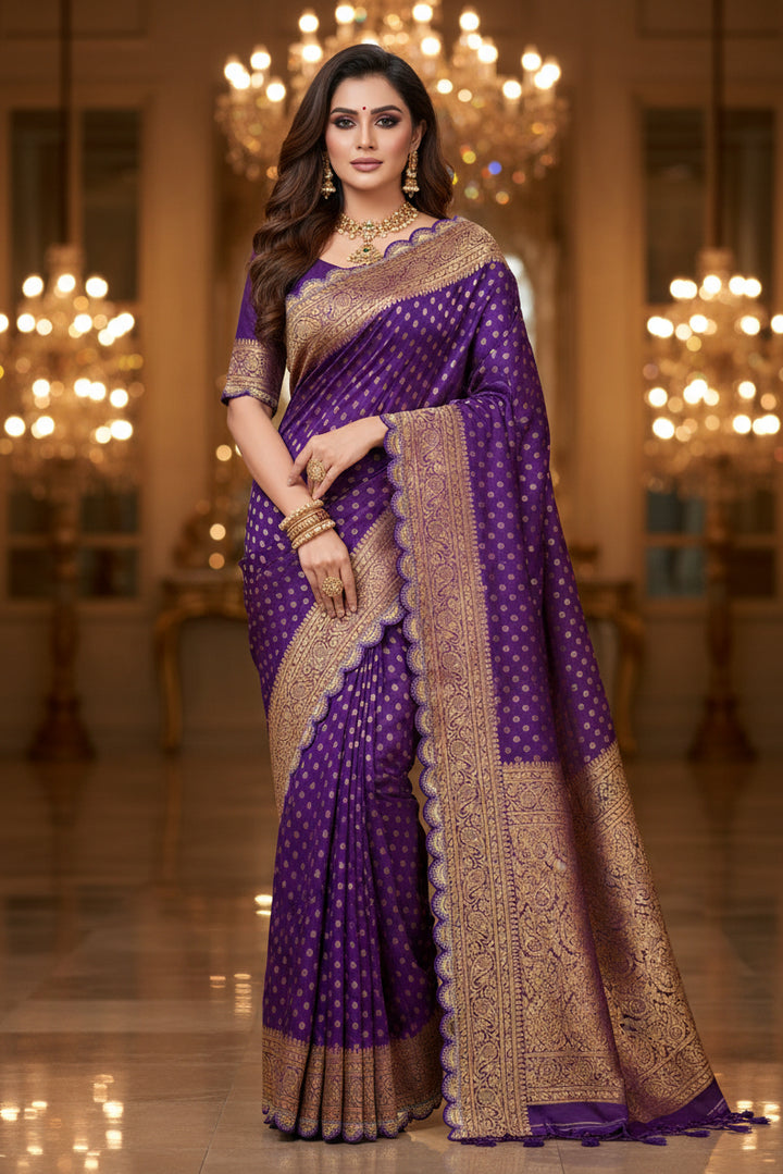 Pari Ki Adaa Crepe Khaddi Silk Saree