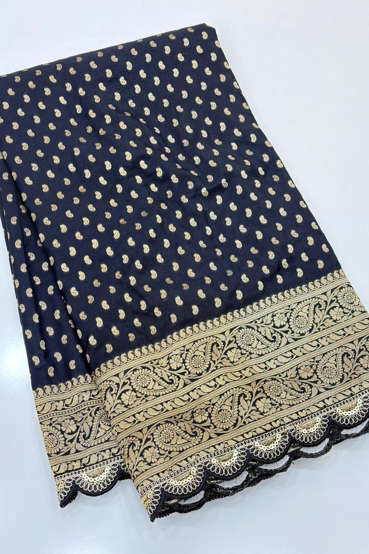 Pari Ki Adaa Crepe Khaddi Silk Saree
