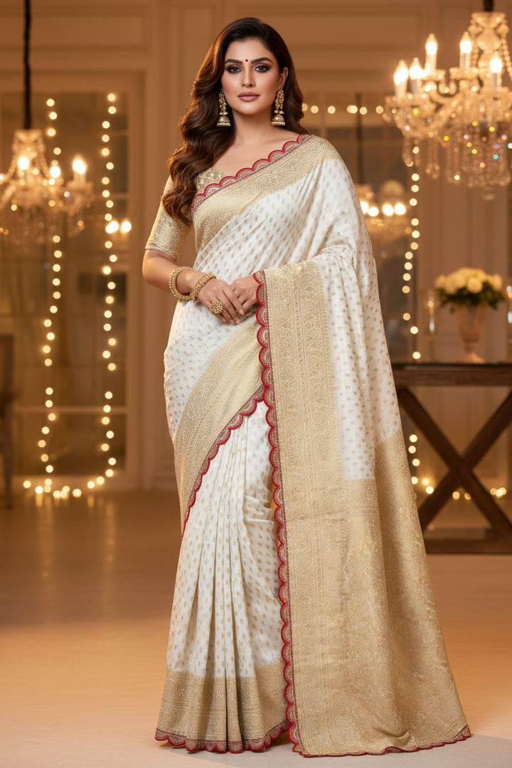 Pari Ki Adaa Crepe Khaddi Silk Saree