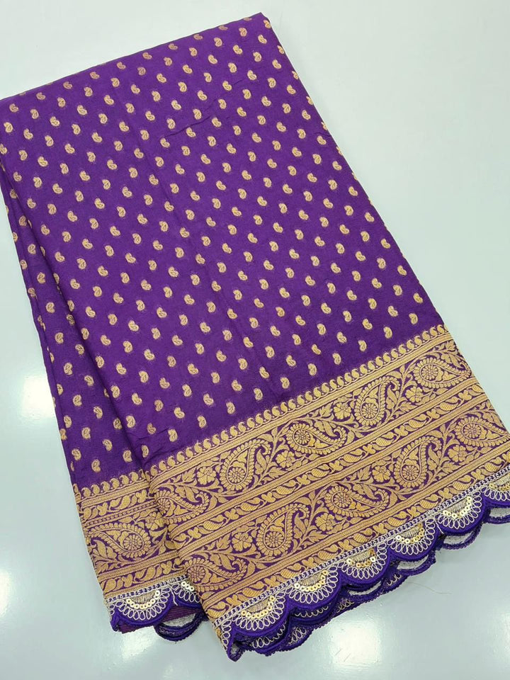 Pari Ki Adaa Crepe Khaddi Silk Saree