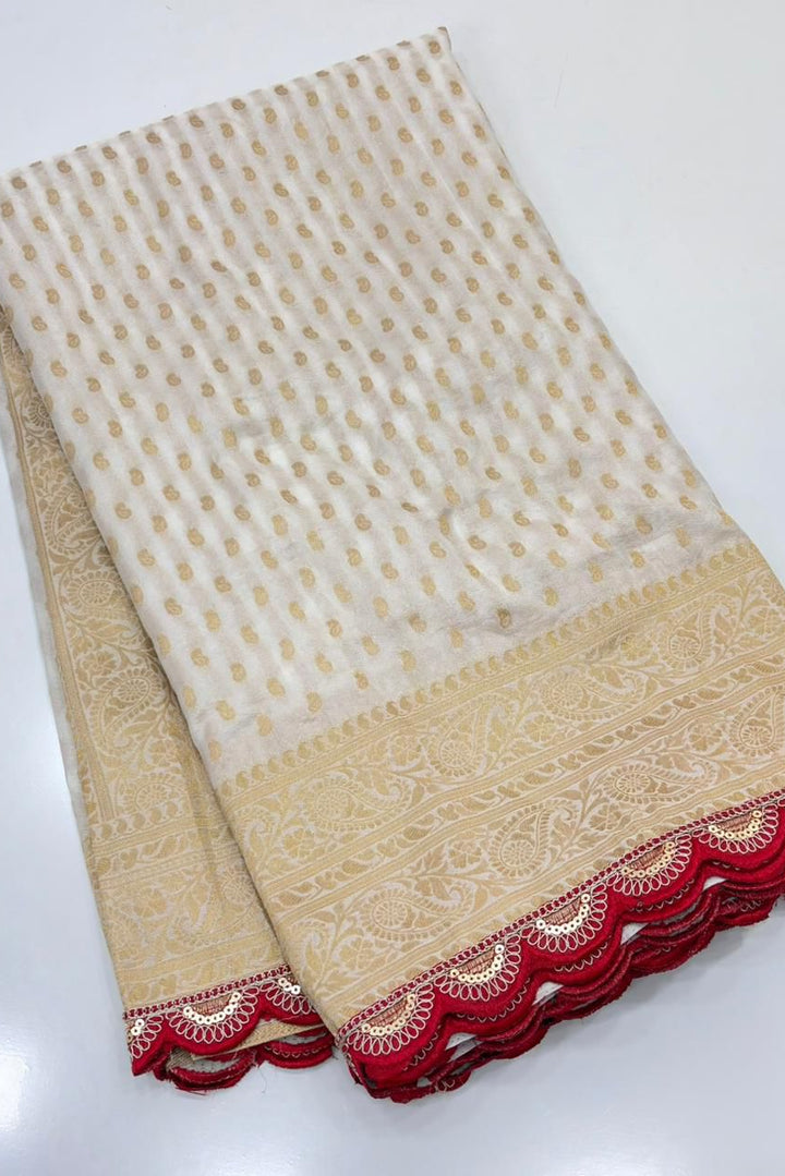 Pari Ki Adaa Crepe Khaddi Silk Saree