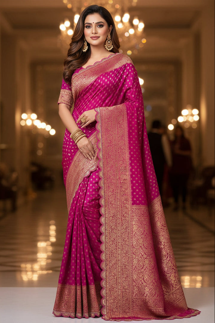 Pari Ki Adaa Crepe Khaddi Silk Saree