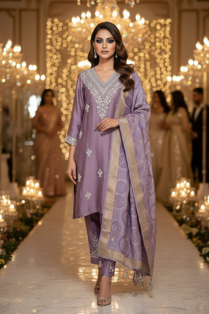 Mastaani Mood Fancy Silk Kurti Set