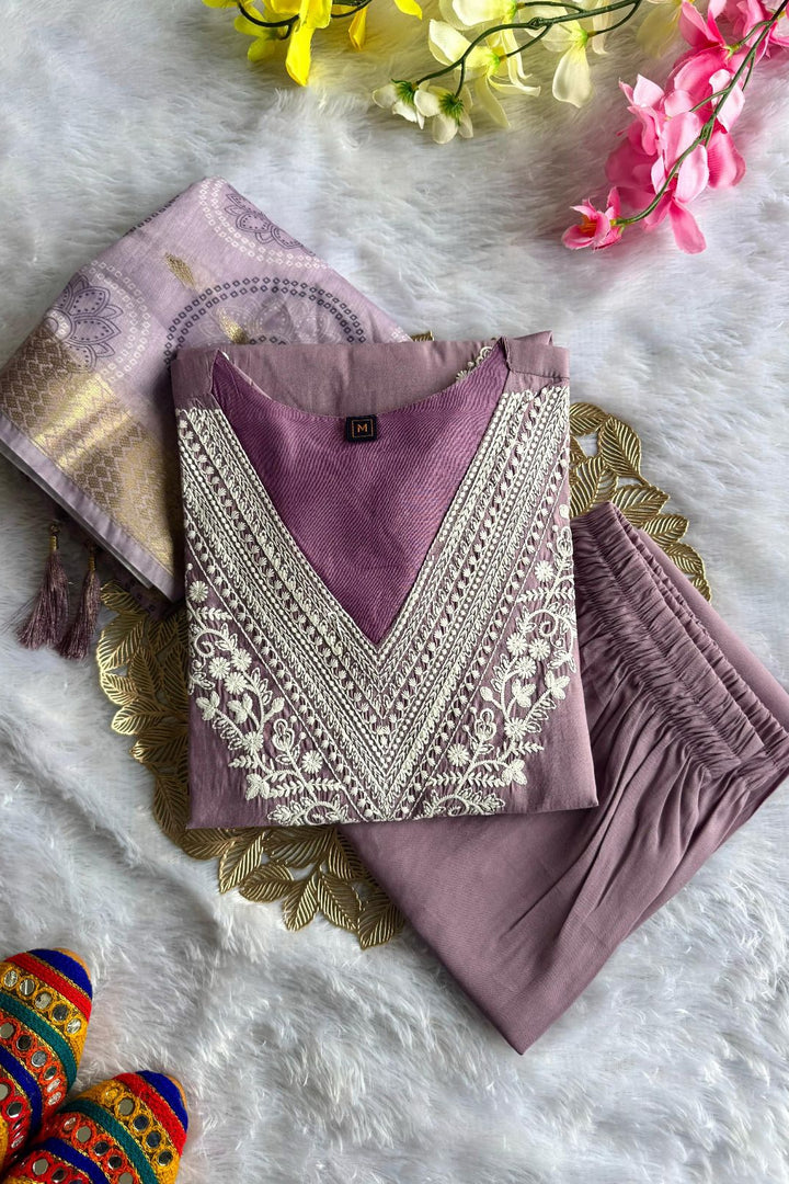 Mastaani Mood Fancy Silk Kurti Set