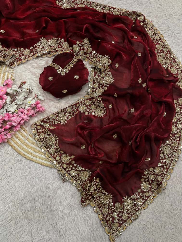 Storyteller’s Embrace Fancy Silk Saree