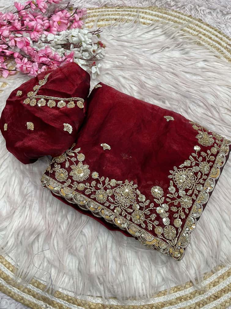 Storyteller’s Embrace Fancy Silk Saree