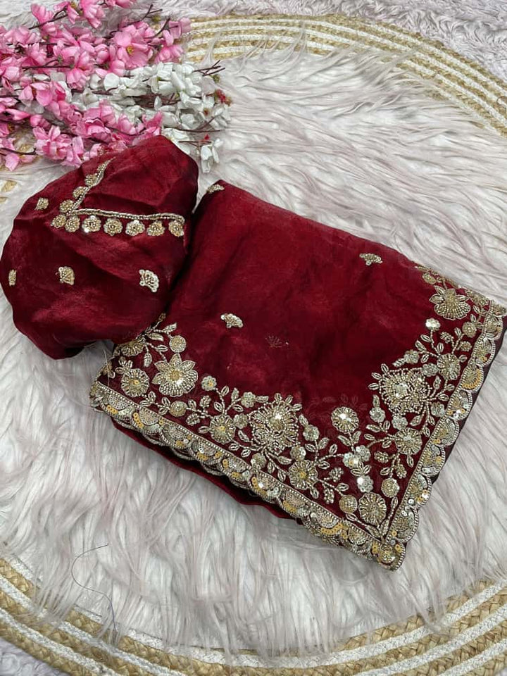 Storyteller’s Embrace Fancy Silk Saree