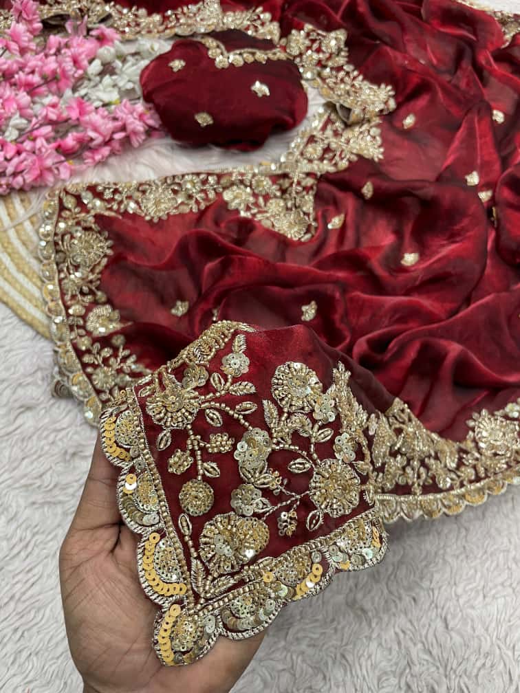 Storyteller’s Embrace Fancy Silk Saree