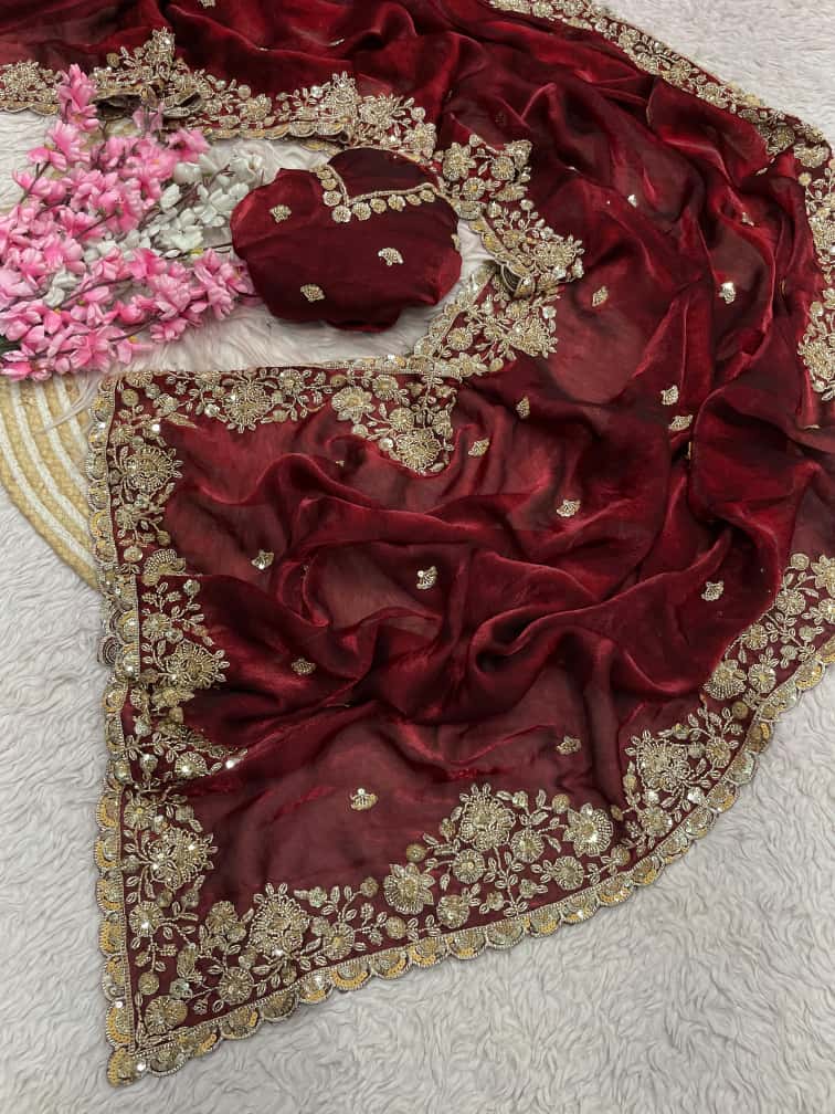 Storyteller’s Embrace Fancy Silk Saree