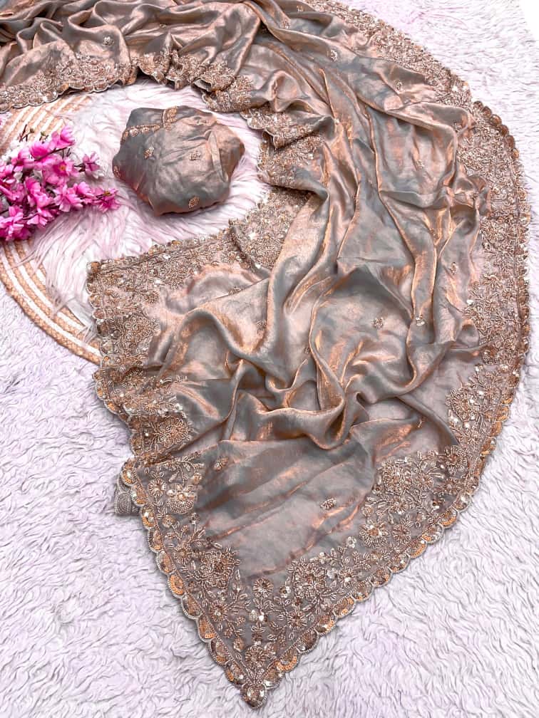 Storyteller’s Embrace Fancy Silk Saree