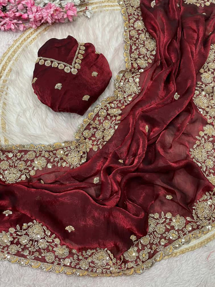 Storyteller’s Embrace Fancy Silk Saree