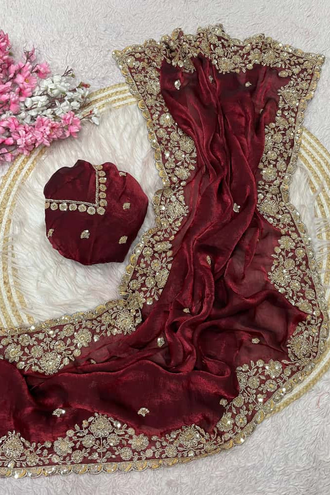 Storyteller’s Embrace Fancy Silk Saree