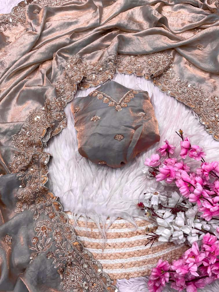 Storyteller’s Embrace Fancy Silk Saree