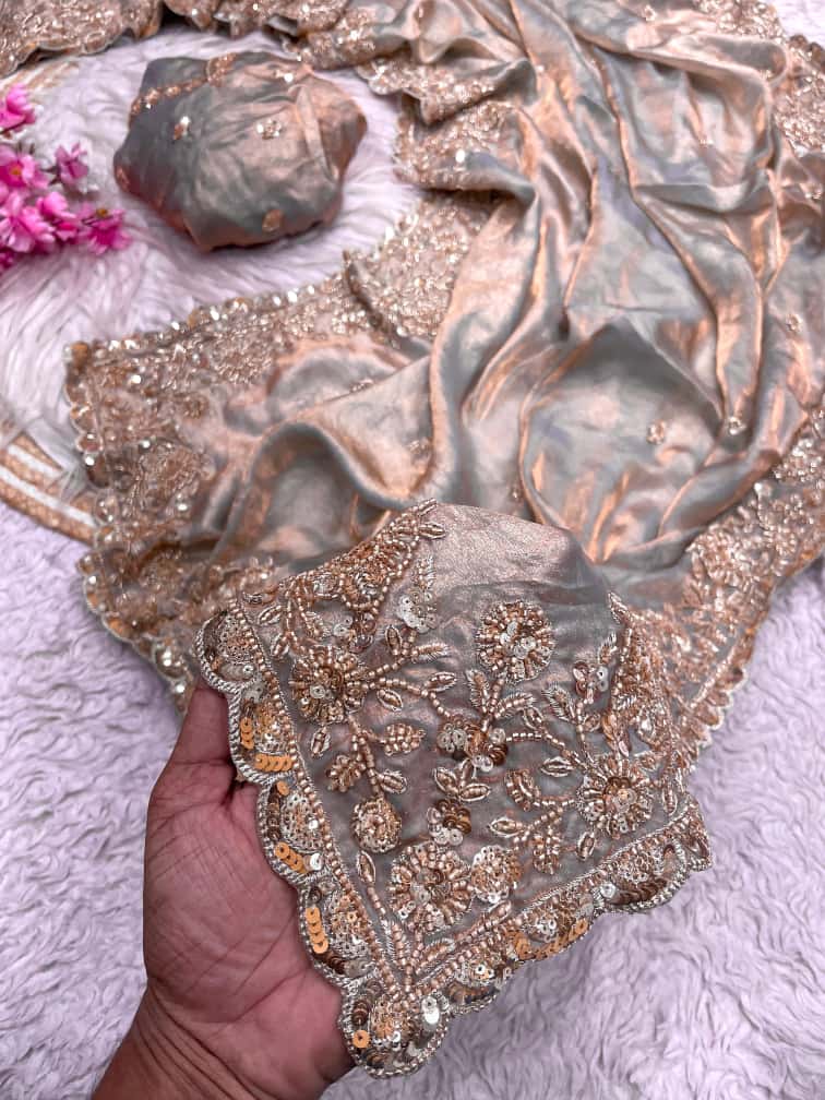 Storyteller’s Embrace Fancy Silk Saree