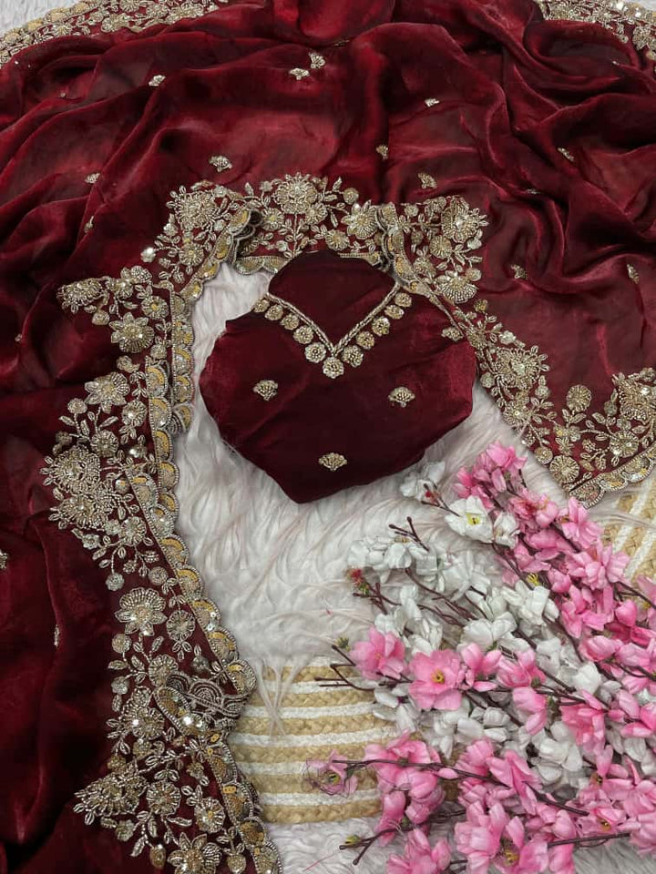 Storyteller’s Embrace Fancy Silk Saree