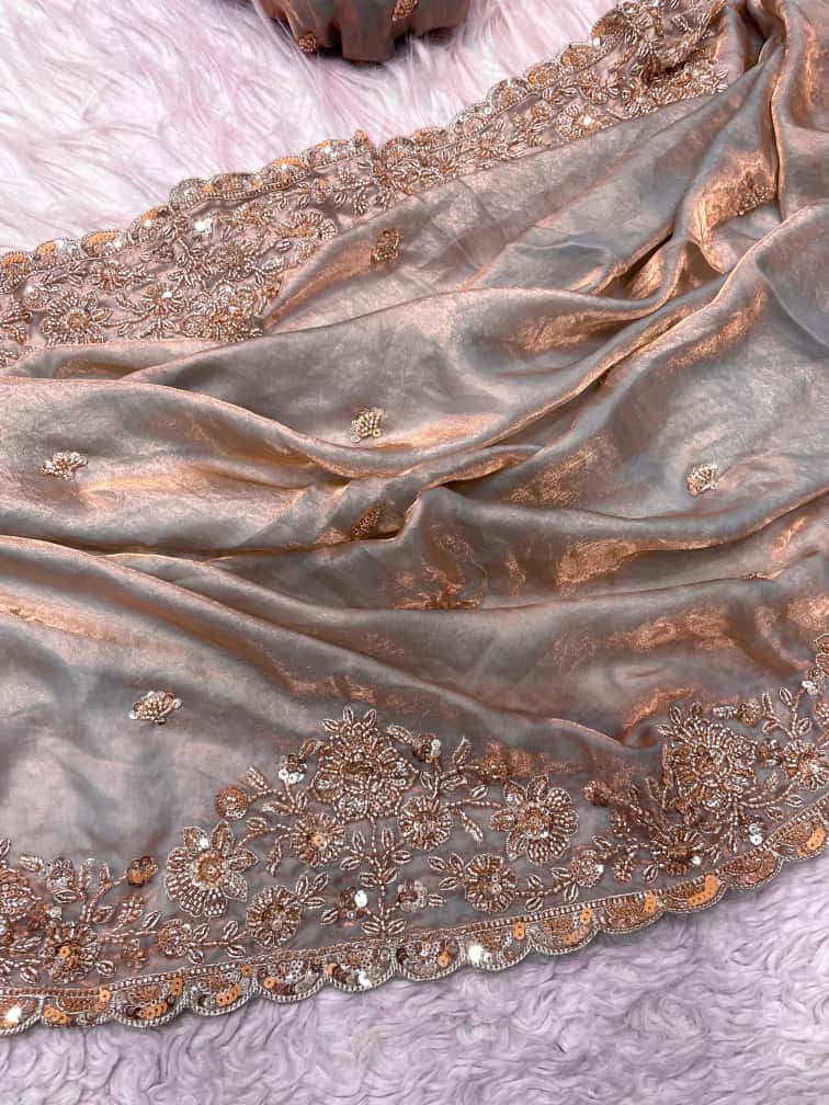 Storyteller’s Embrace Fancy Silk Saree