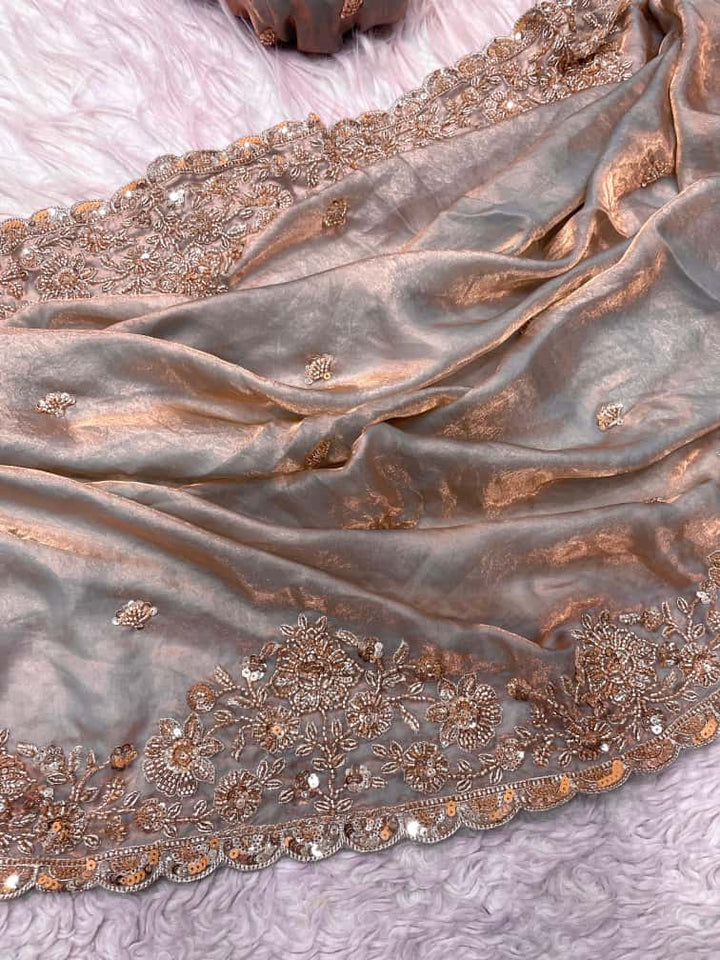 Storyteller’s Embrace Fancy Silk Saree