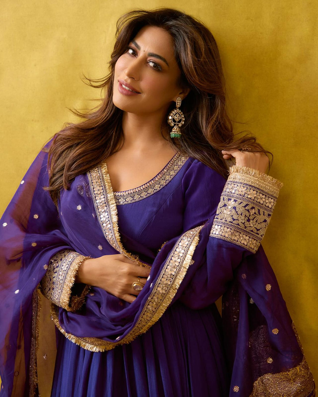 Actress Chitrangada Singh Inspired Georgette Gown