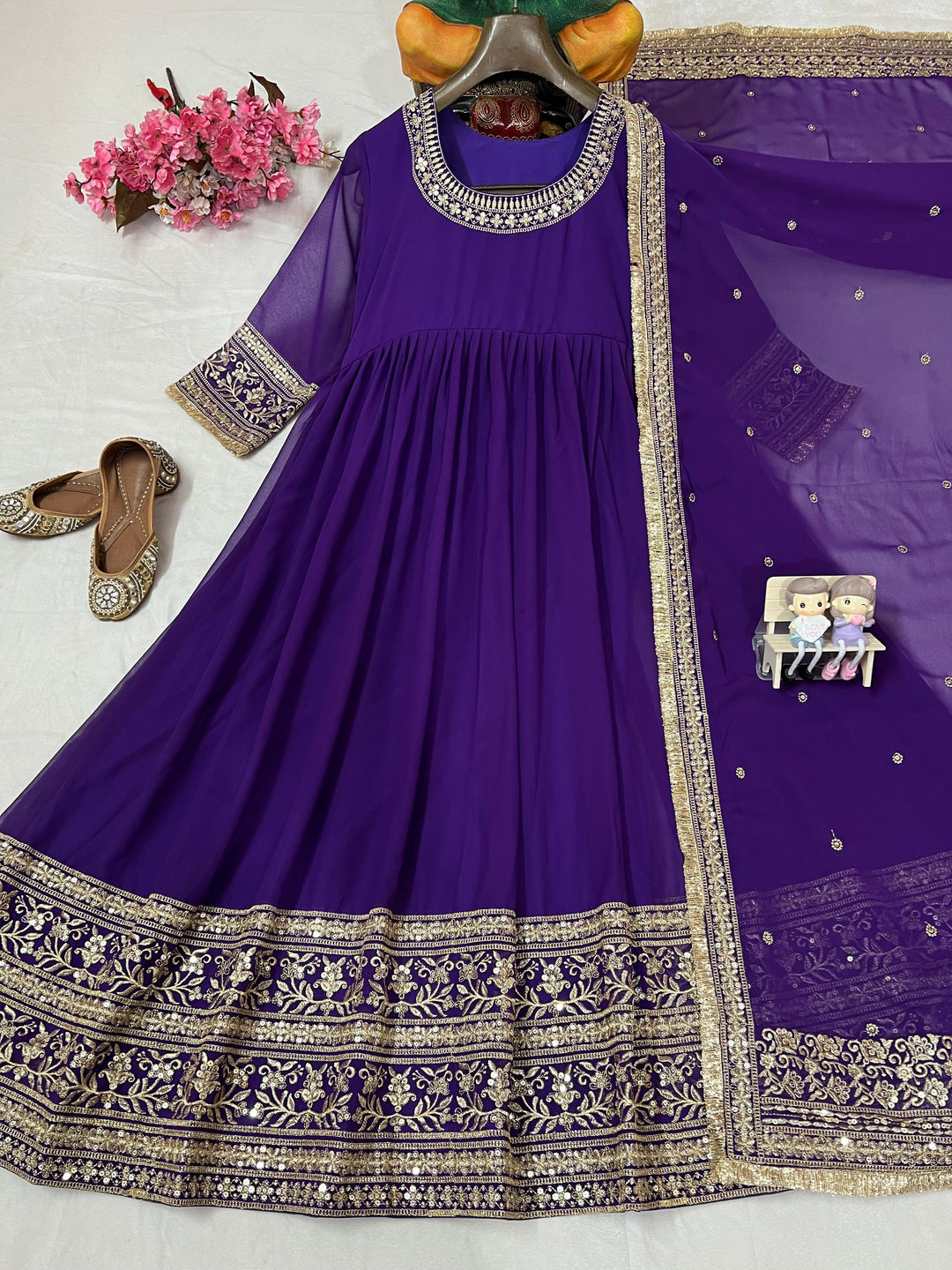 Actress Chitrangada Singh Inspired Georgette Gown