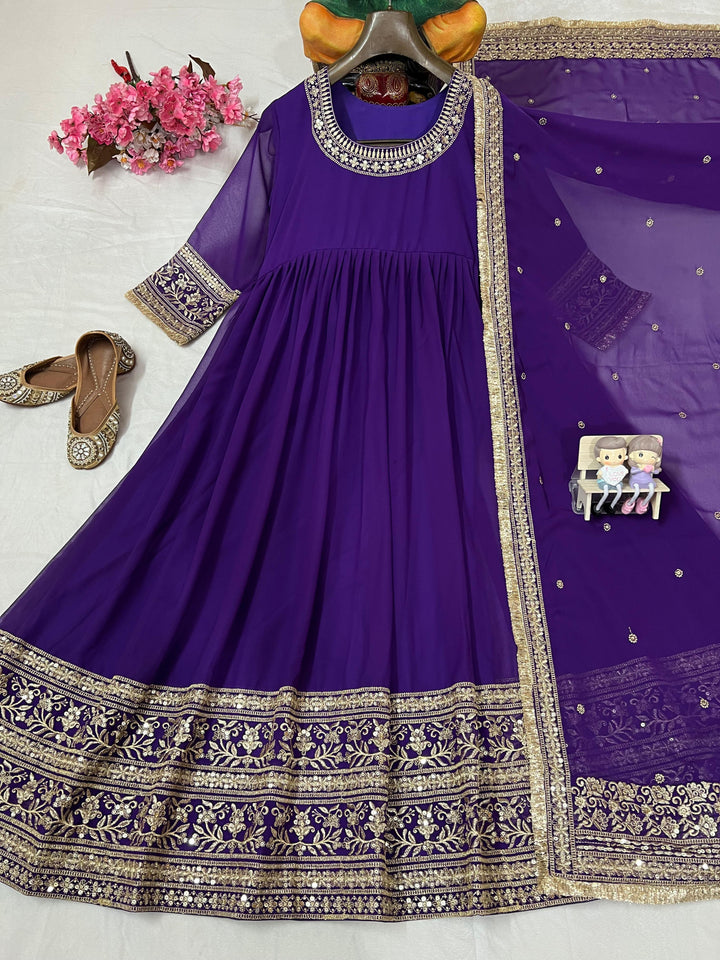 Actress Chitrangada Singh Inspired Georgette Gown